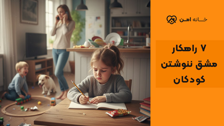 راهکار مشق ننوشتن کودکان