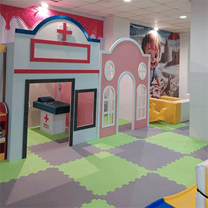 تصویر از داخل خانه بازی بازی تایم کرج