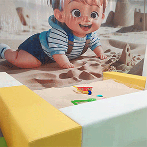 شن بازی در خانه بازی بازی تایم کرج