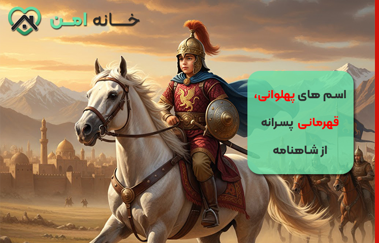 اسم های پلهوانی، قهرمانی و قدرتمند پسرانه از شاهنامه