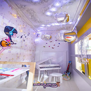 موسیقی در خانه بازی کودک در سعادت آباد