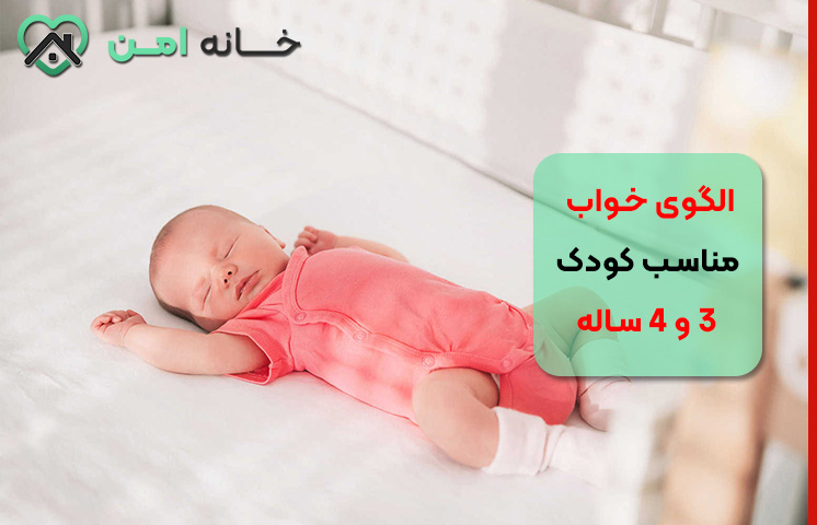 الگوی خواب مناسب برای کودک 3 و 4 ساله