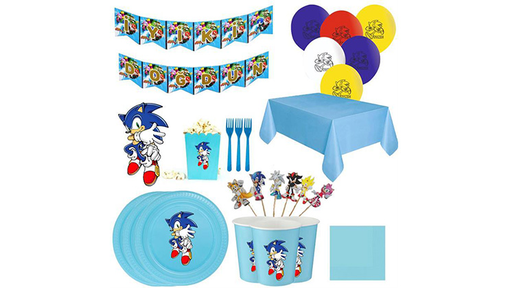 ایده ساده برای تم تولد سونیک